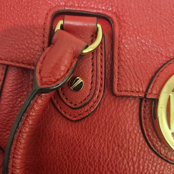 Ravishing Red Authentic Michael Kors purse - Picture 11 of 12